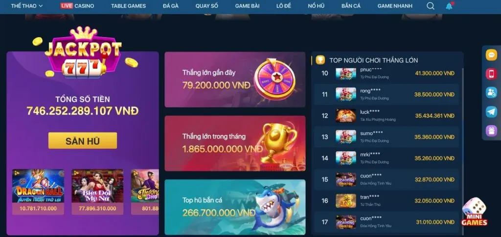 Các trò chơi cá cược trực tuyến khác